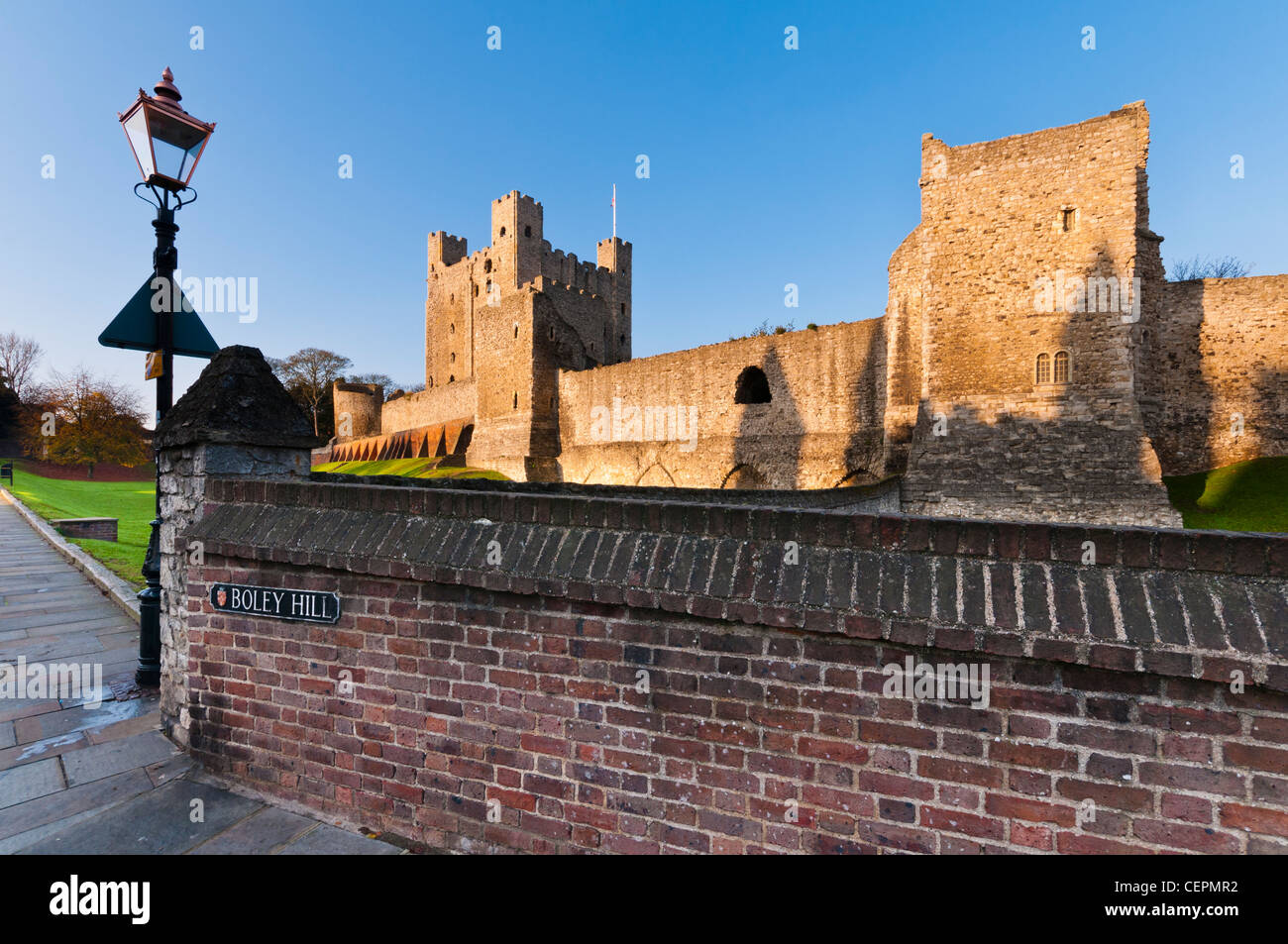 Rochester Castle in Rochester, Kent, UK Stock Photo - Alamy