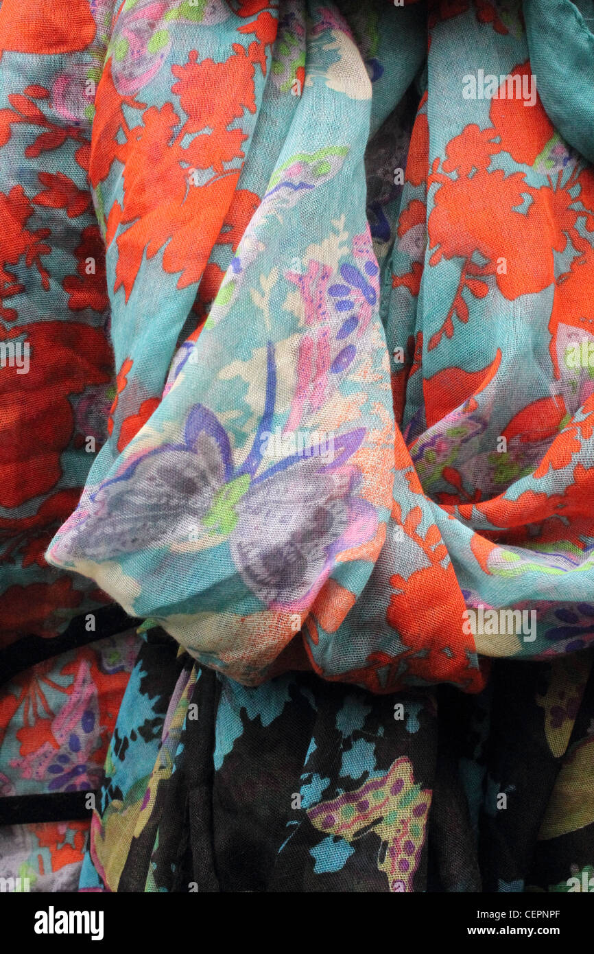 colourful woven shawl