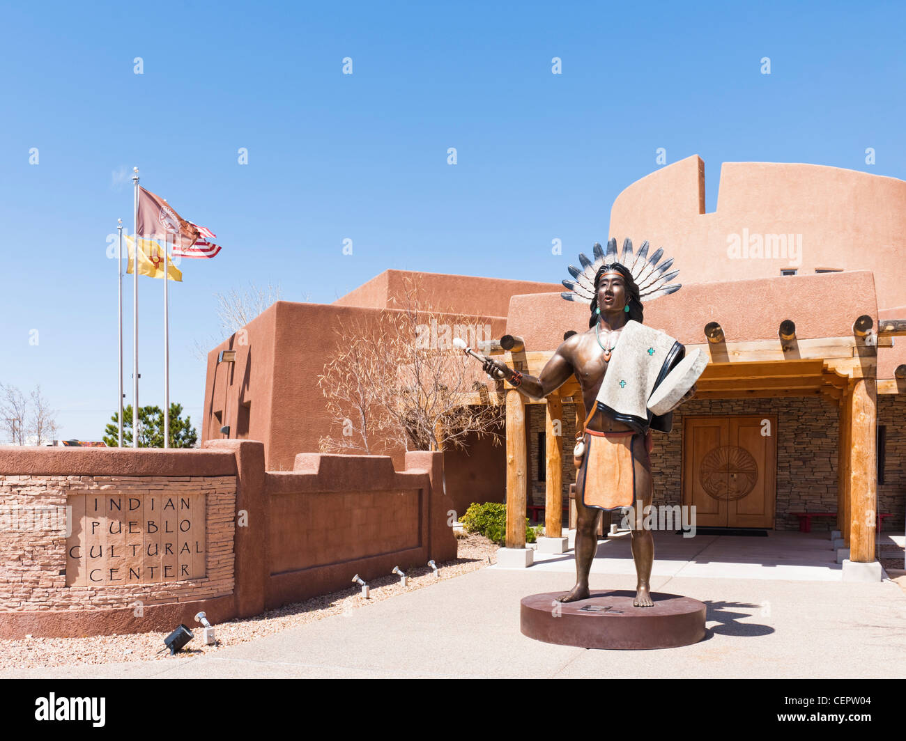 Peaceful Warrior's Prayer Estella Loretto, Albuquerque Stock Photo