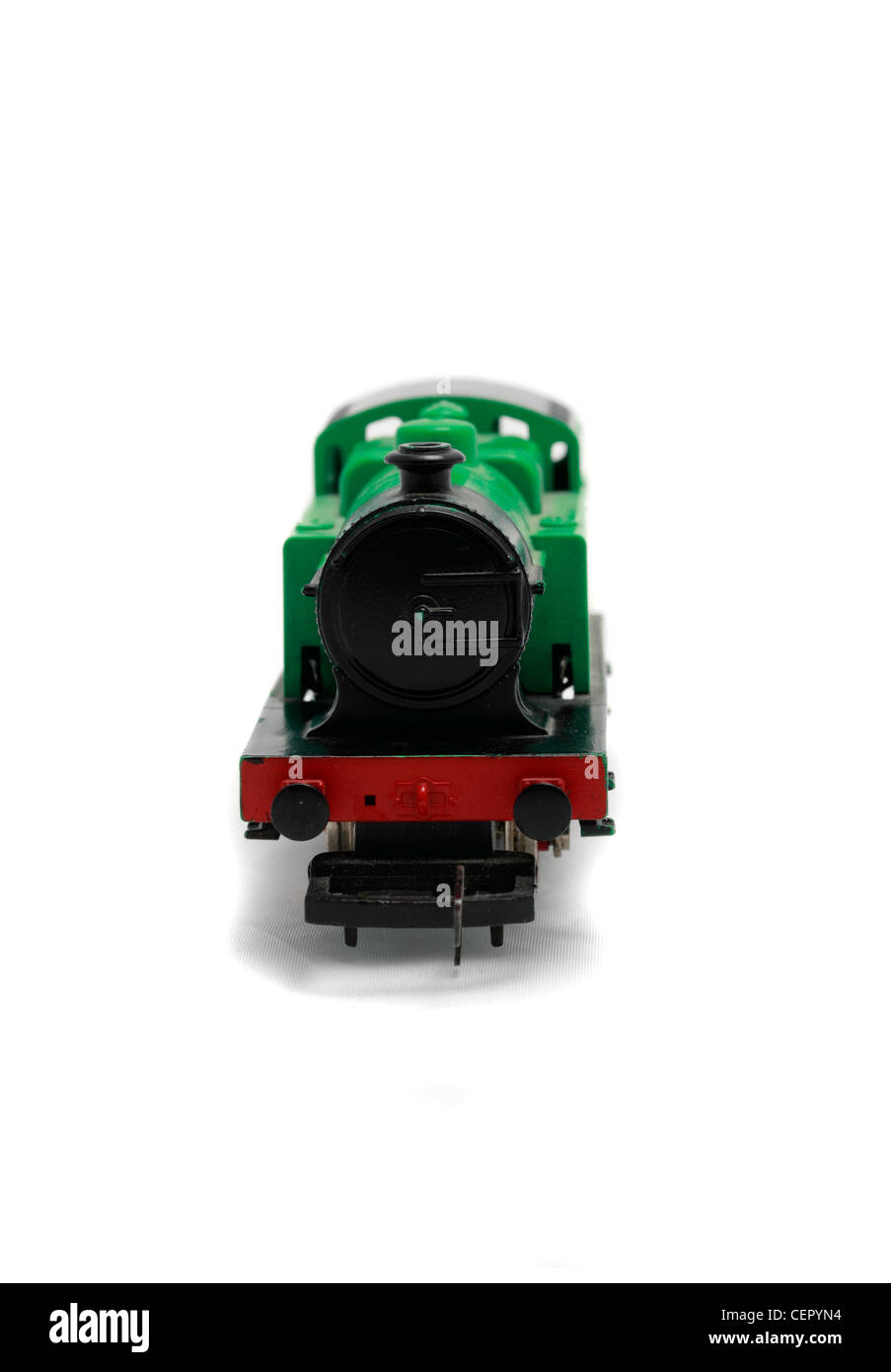 British Railways 0-4-0 Steam shunter, 00 guage Hornby electric railways model train Stock Photo