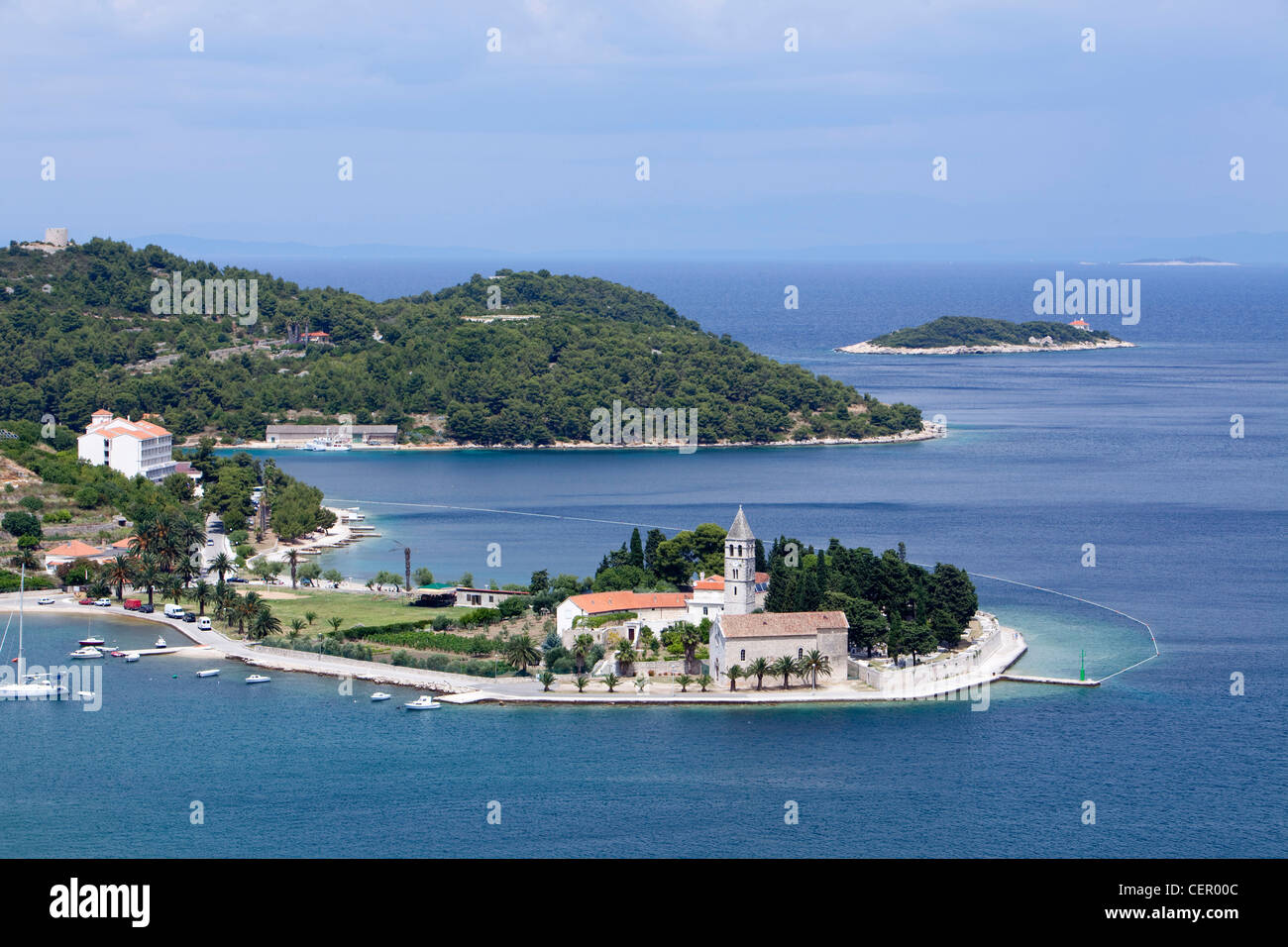 Monastero Francescano of Vis Island, Adriatic Sea, Croatia Stock Photo