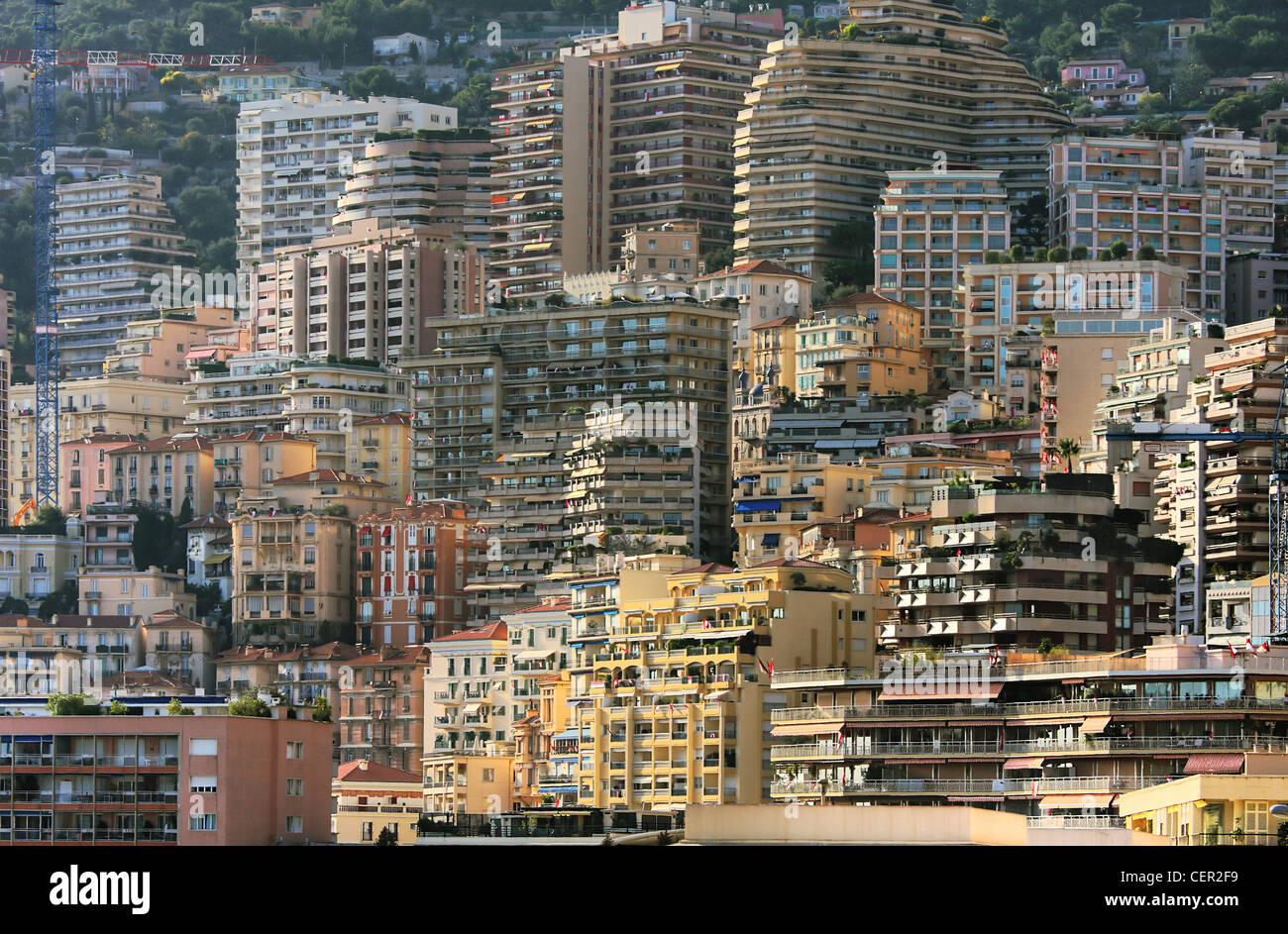 Apartment buildings of Monte Carlo, Monaco Stock Photo Alamy
