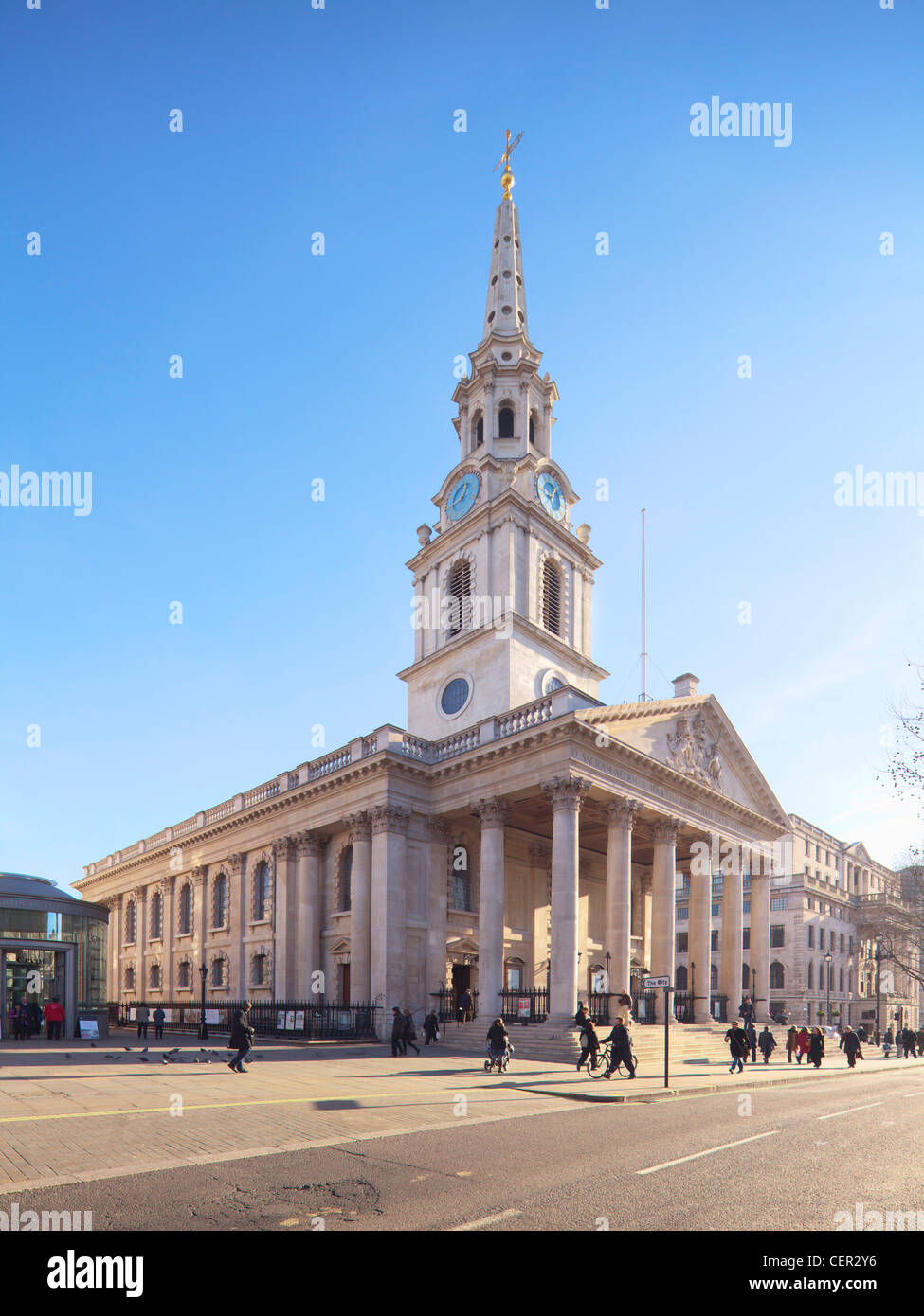 St. Martin in the fields, London Stock Photo