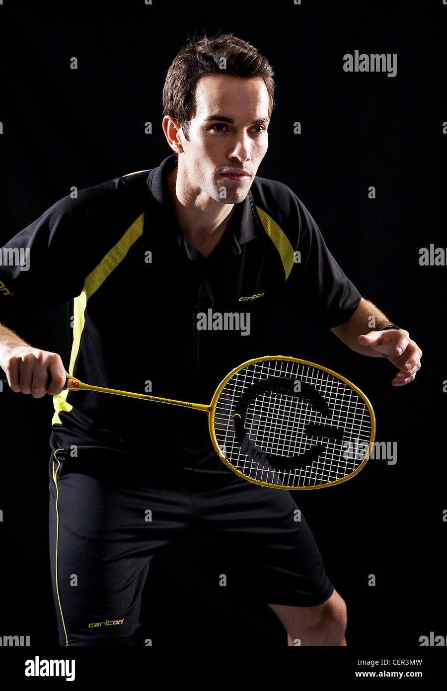 Portrait of Nathan Robertson, World champion badminton player Stock Photo -  Alamy