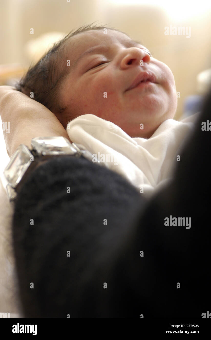 6 month old baby asleep hi-res stock photography and images - Alamy