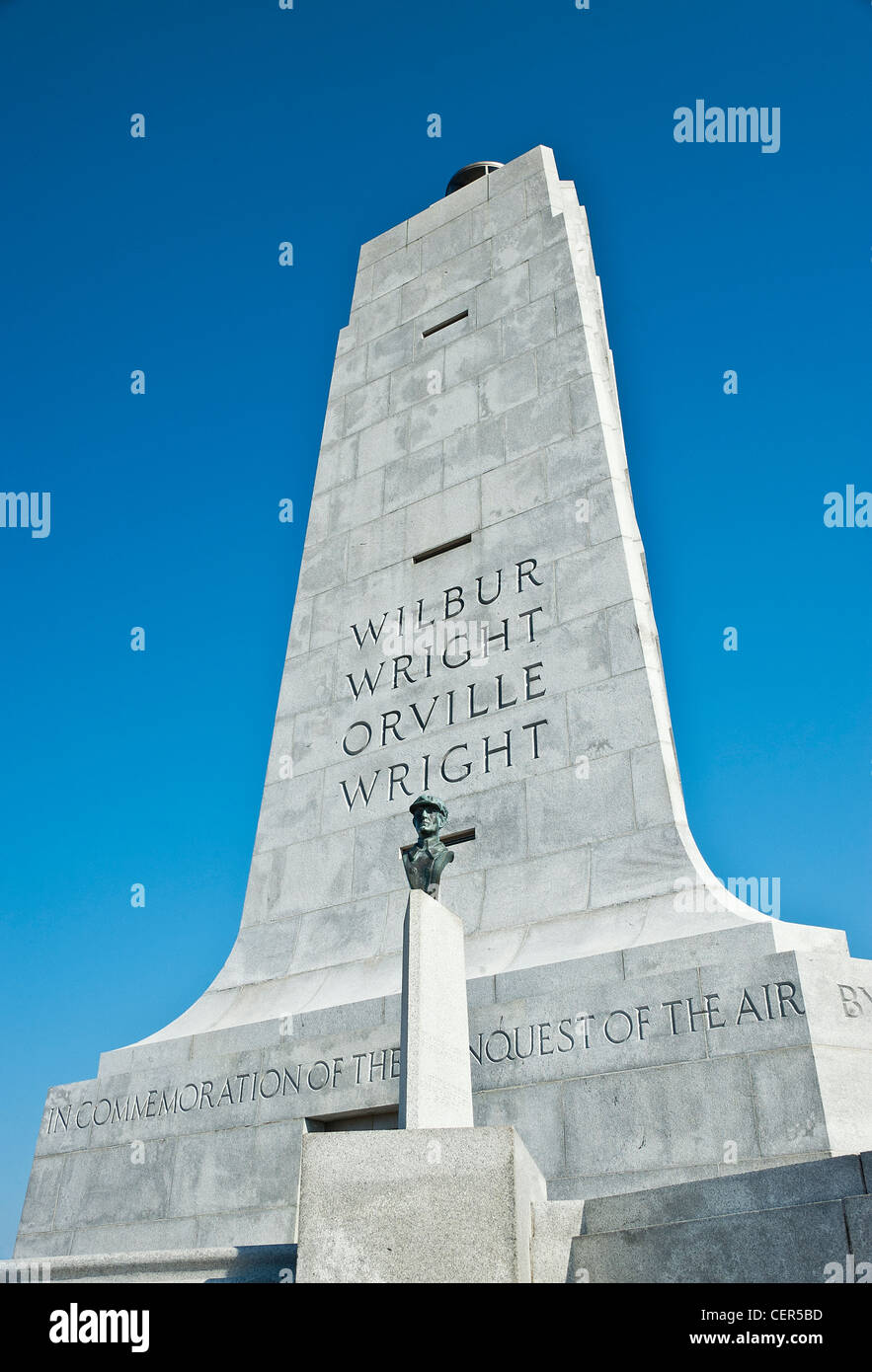 Wright Brothers National Memorial, Kitty Hawk, North Carolina, USA Stock Photo