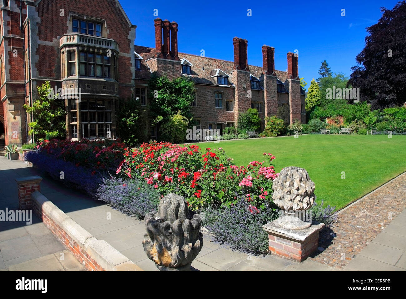 exterior view Pembroke College University, Cambridge City
