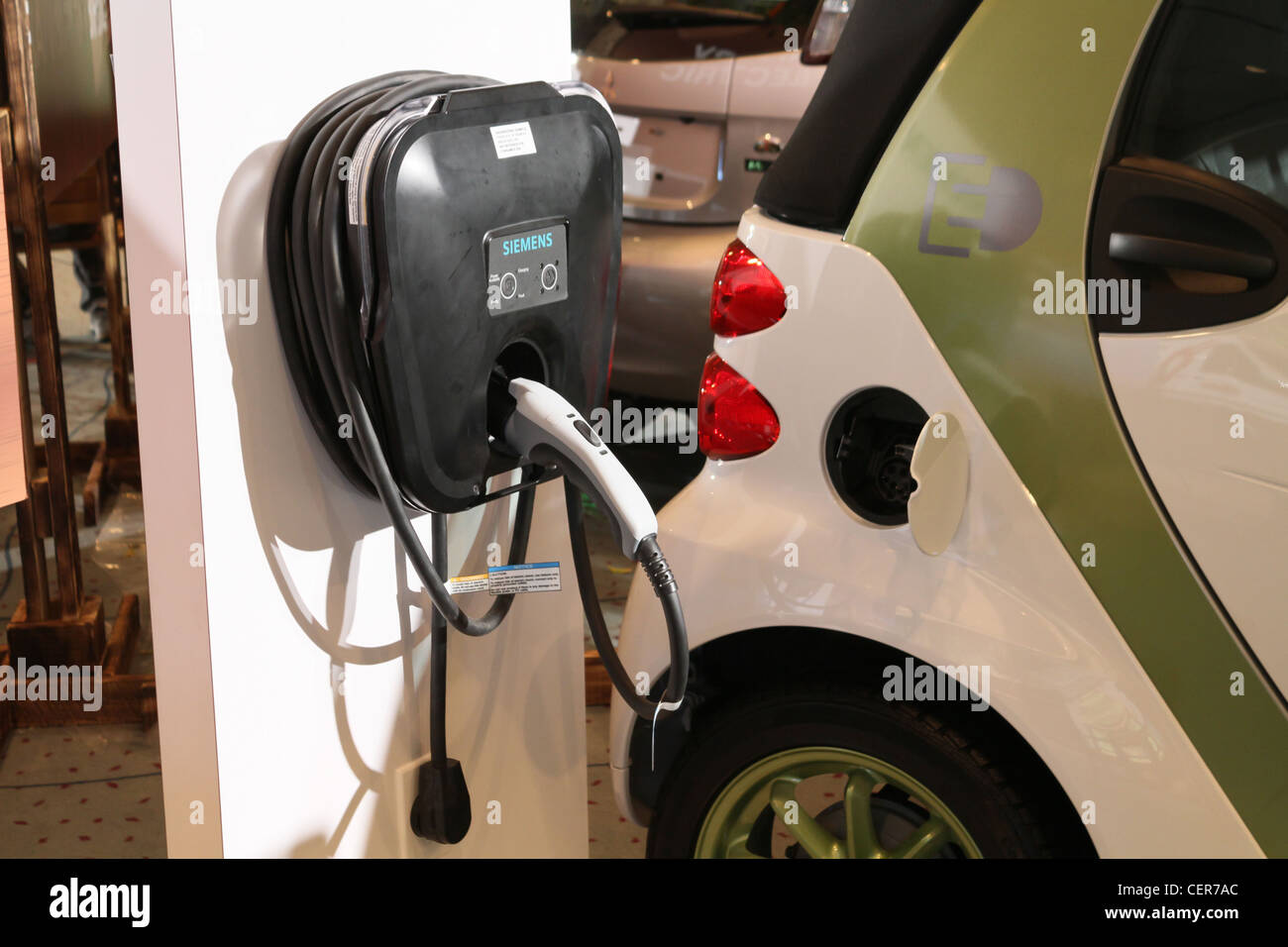 electric car charging station Stock Photo Alamy