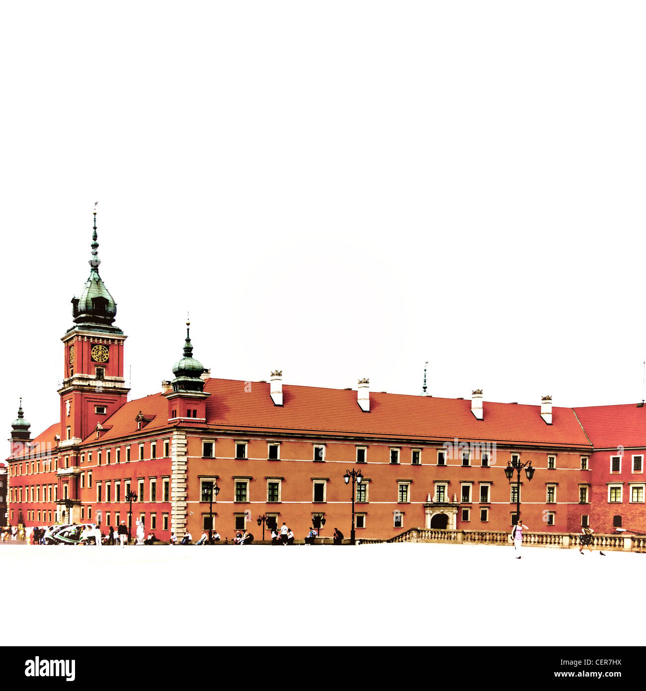 Royal castle in Warsaw Stock Photo
