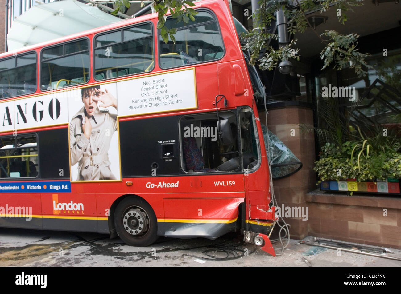 Bus Crash Near St Paul S Cathedral Travel In London Accounts For Over One Third Of All Passenger Journeys In Great Britain On Stock Photo Alamy
