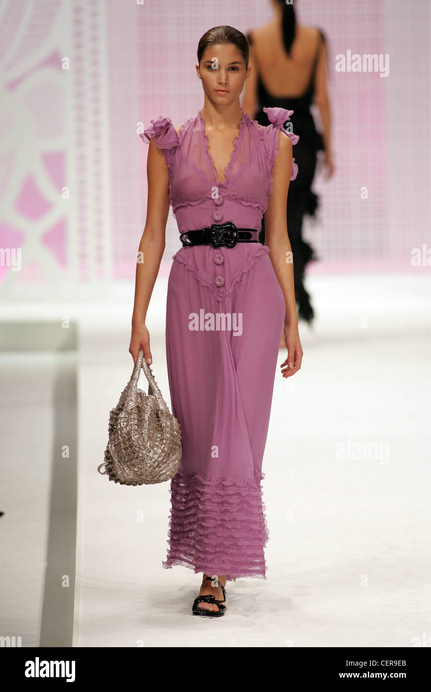 purple fendi dress Fendi - Teen Girls Purple FF Logo Waist Dress
