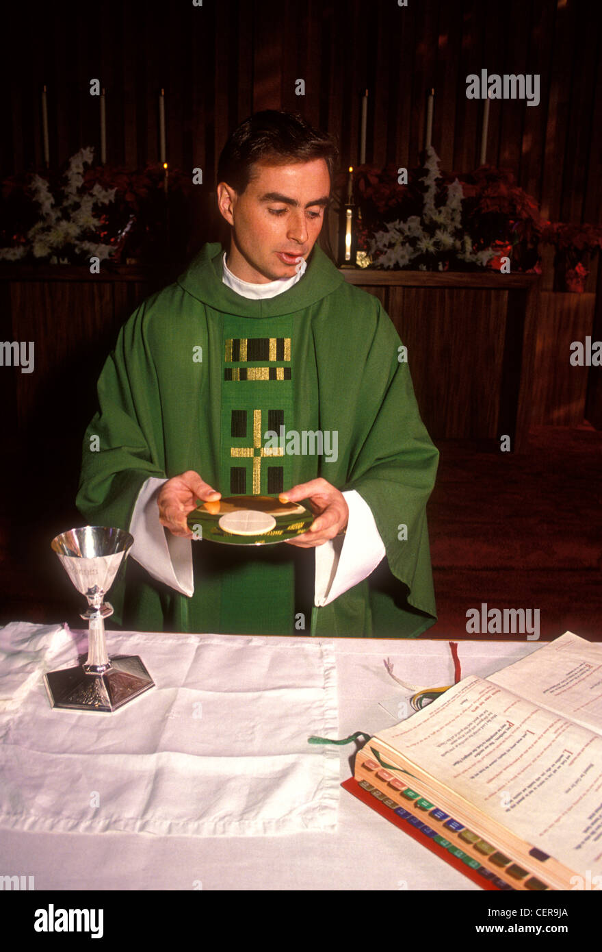 Catholic priest bless house hires stock photography and images Alamy