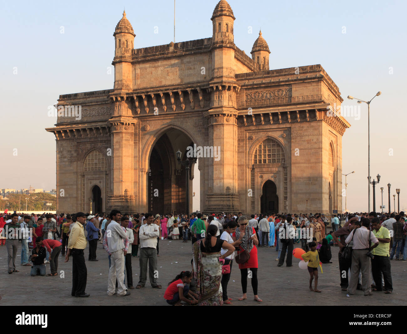 India, Maharashtra, Mumbai, Gateway of India, Stock Photo