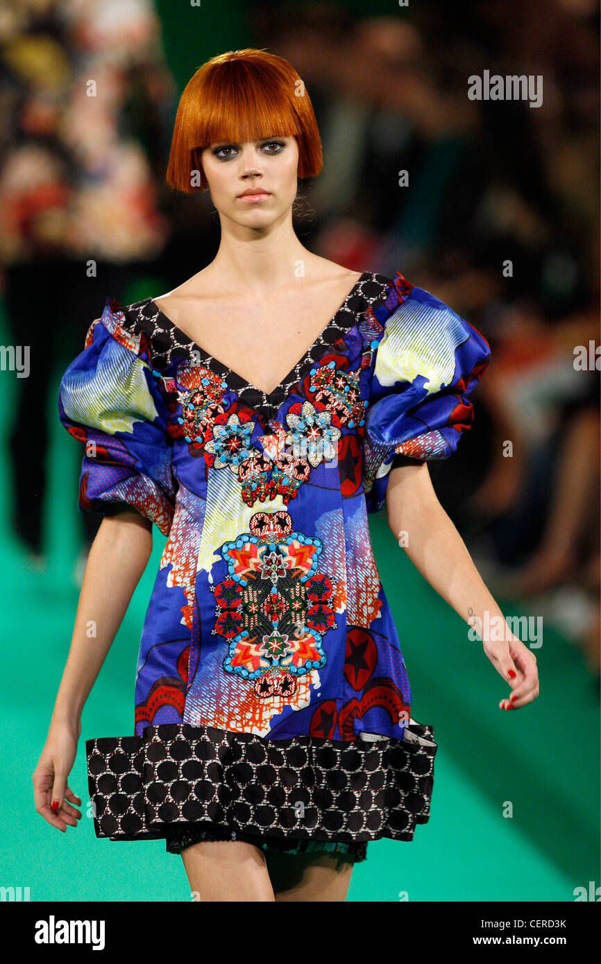 In christian lacroix green dress hi-res stock photography and images - Alamy