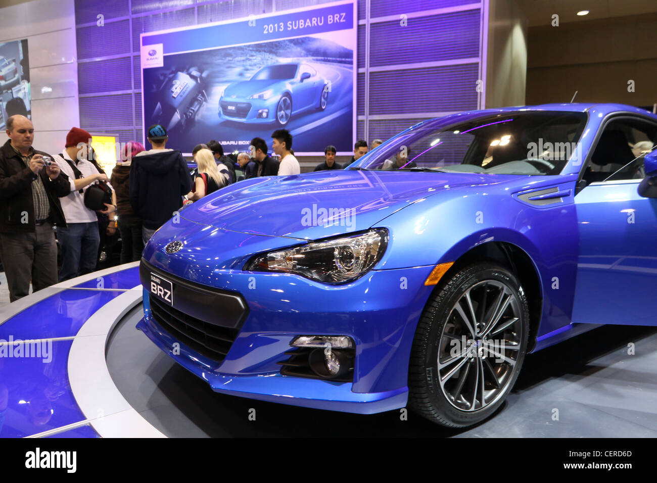 Sports Car Coupe Subaru Brz 2013 Stock Photo 43541189 Alamy