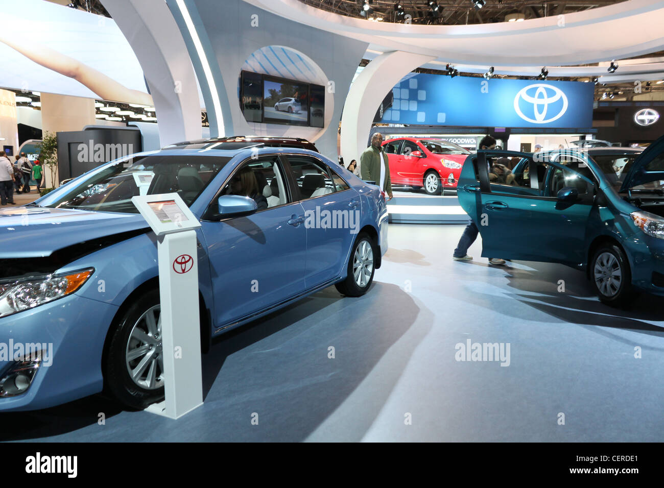 Toyota car show booth hi-res stock photography and images - Alamy
