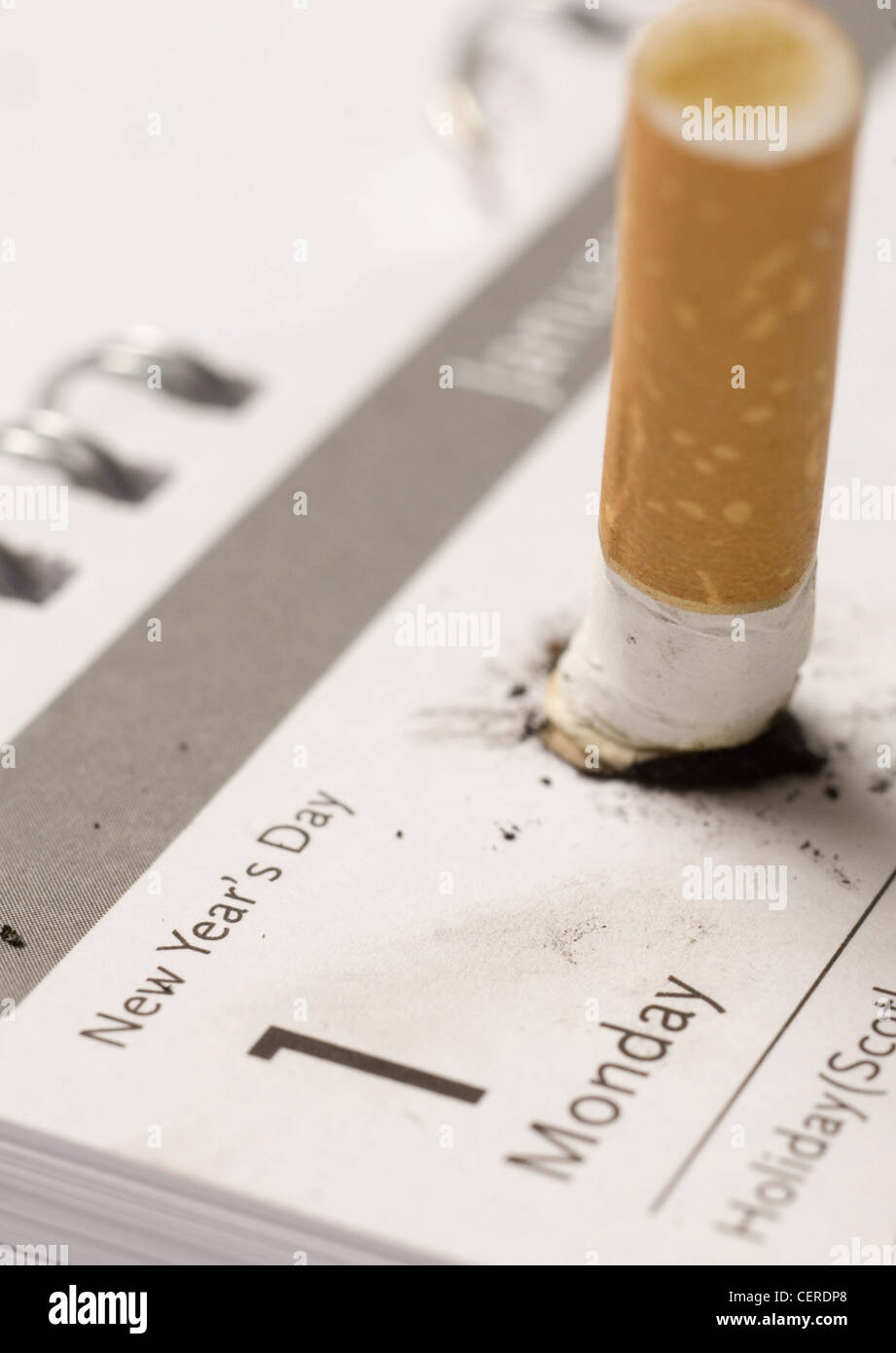 Cigarette and diary hi-res stock photography and images
