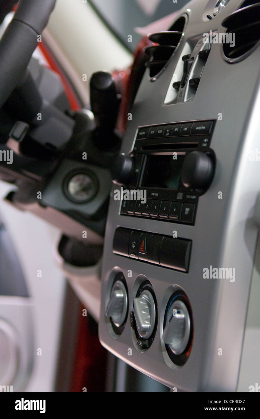 control panel in a modern car Stock Photo Alamy