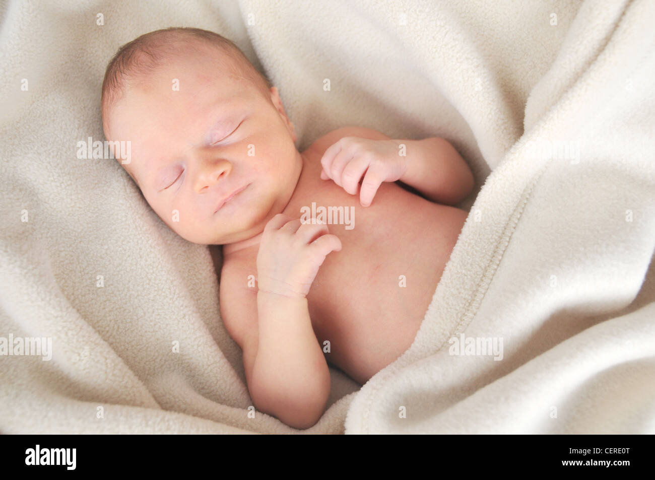 Portrait newborn baby girl hi-res stock photography and images - Alamy
