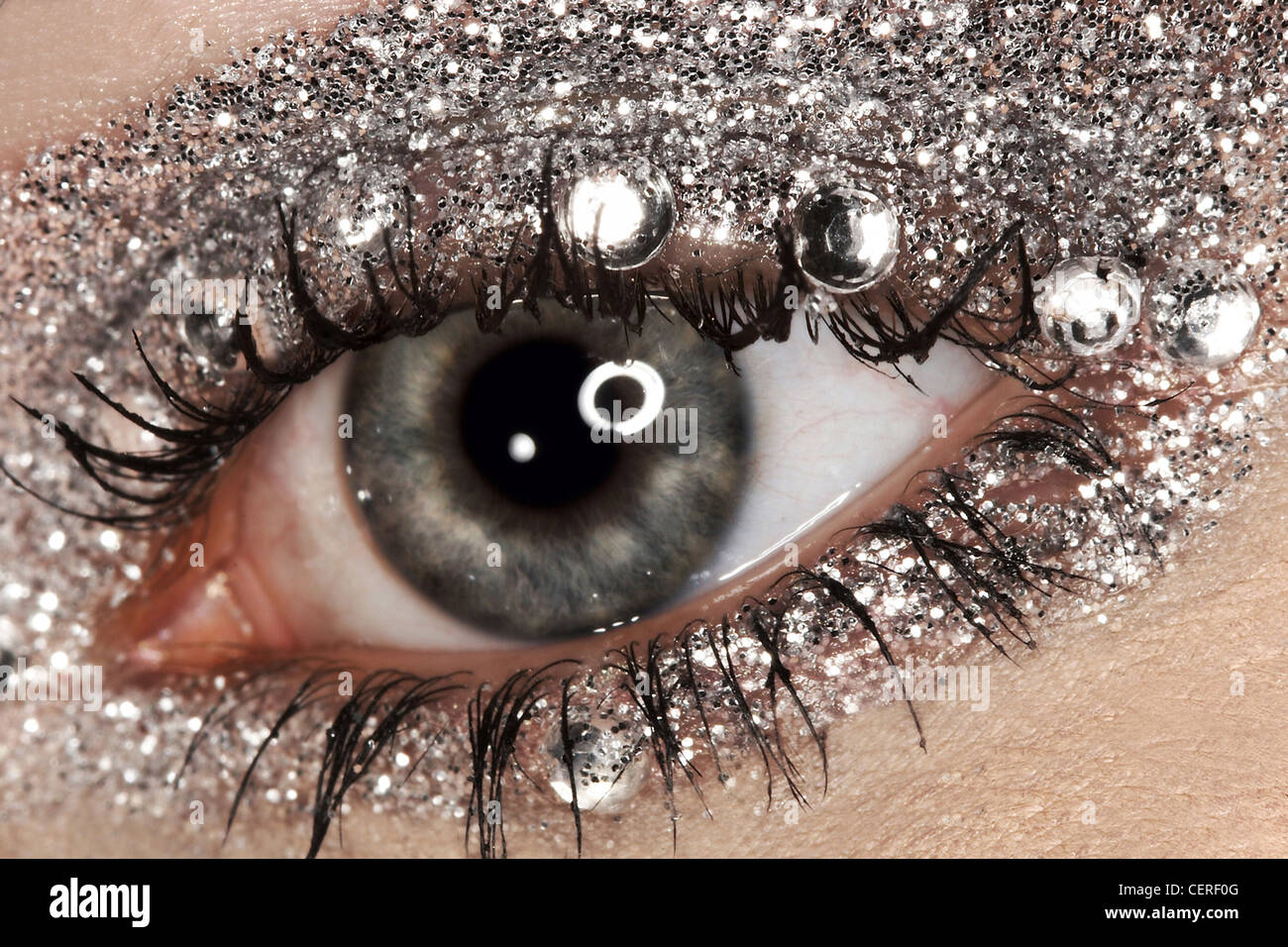 Glitter eyeshadow hi-res stock photography and images - Alamy