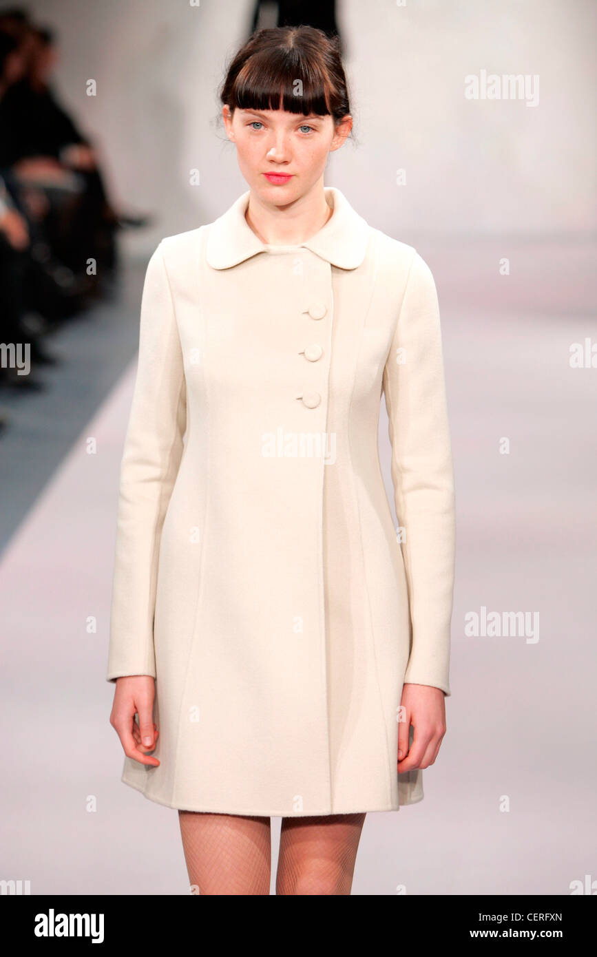 Round collar coat sale