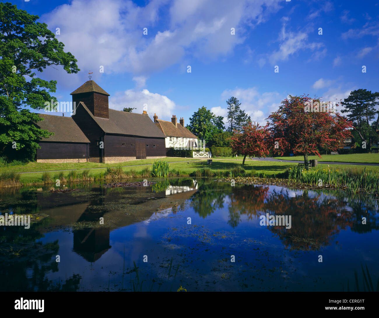 Buckland Barn And Pond Stock Photo Alamy Buckland Barn And Pond Stock Photo Alamy