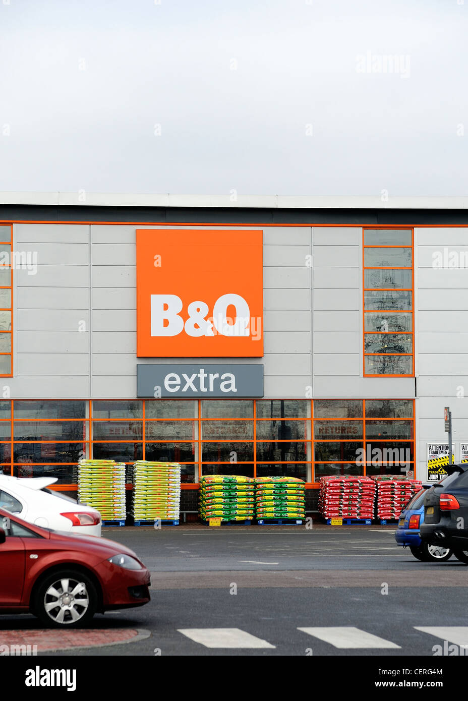 B and Q extra D.I.Y superstore england uk Stock Photo