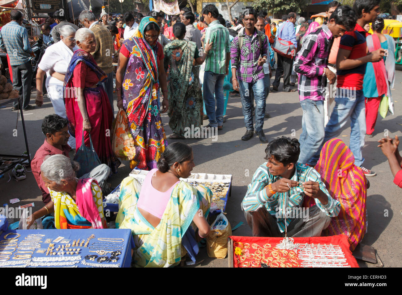 India, Gujarat, Ahmedabad, people, street vendors Stock Photo Alamy