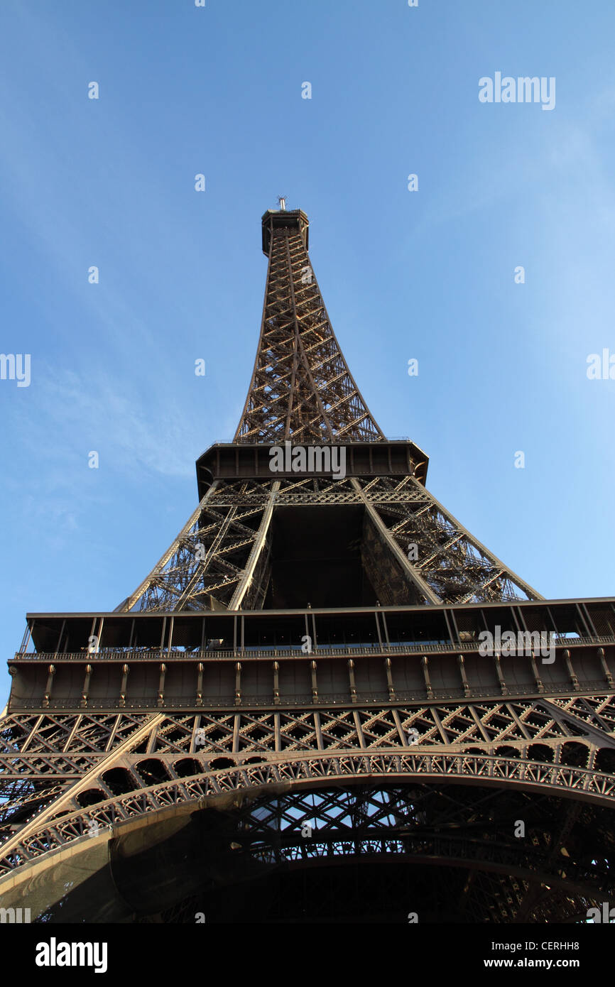 Eiffel Tower, Champ de Mars, Paris, Ile de France, France, Europe Stock ...