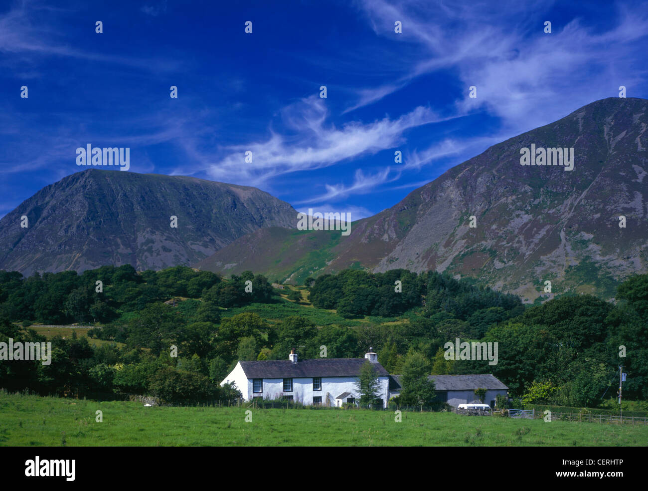 The Cumbrian hills above Woodgate Stock Photo Alamy