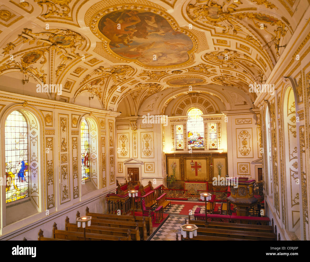 The interior of St. Michael's church Stock Photo Alamy
