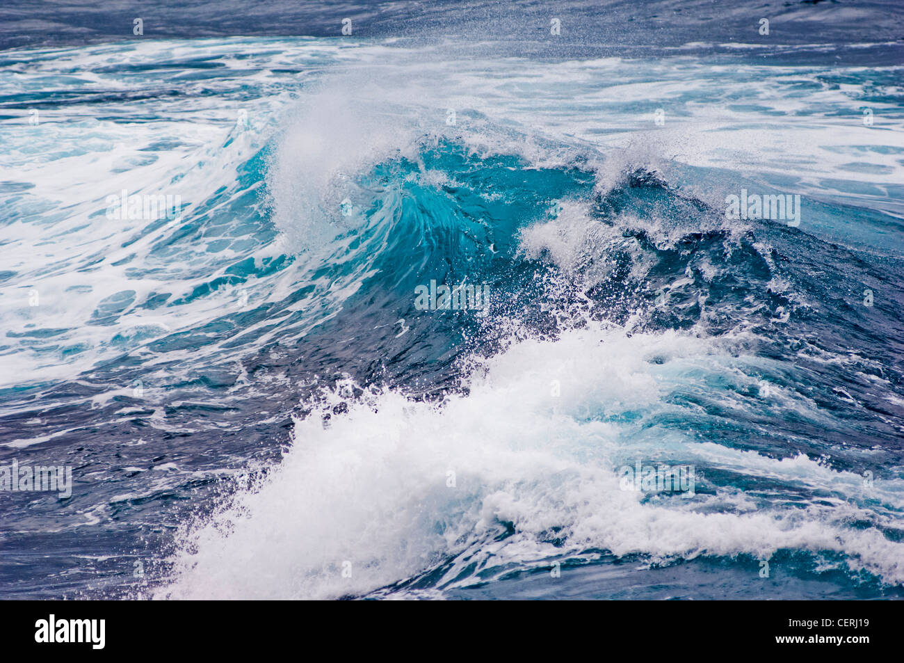 Crashing waves off the coast of Tenerife Stock Photo