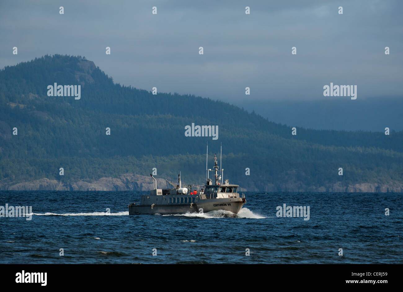 The Centurion V2, Lasqueti Island ferry approaching French Creek on