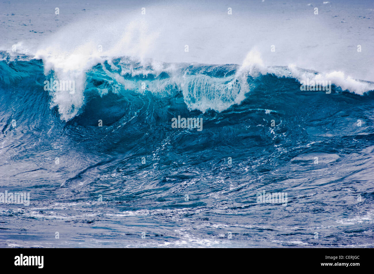 Crashing waves off the coast of Tenerife Stock Photo