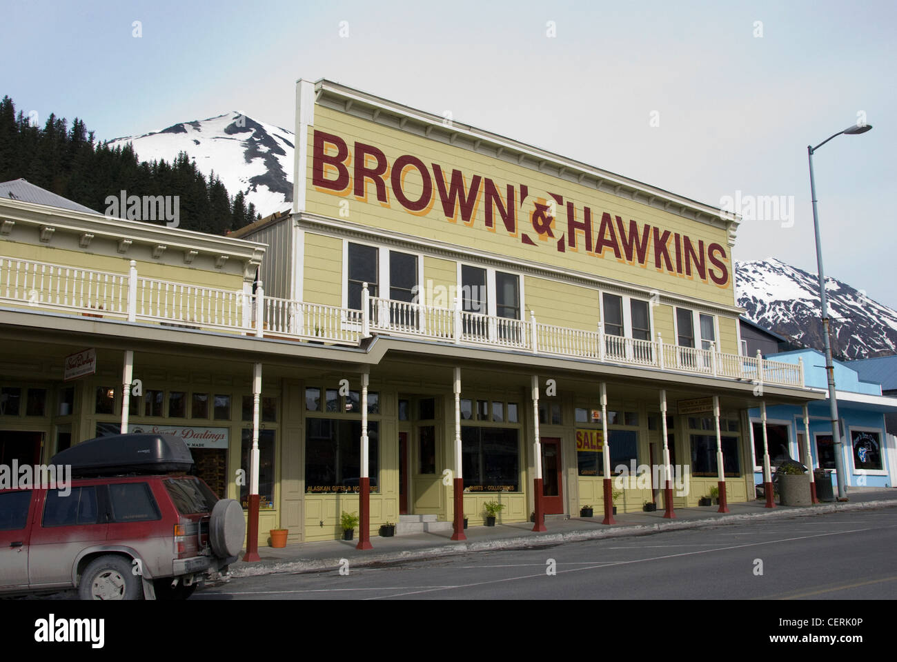 Brown & Hawkins Store, Seward, Alaska, USA Stock Photo - Alamy