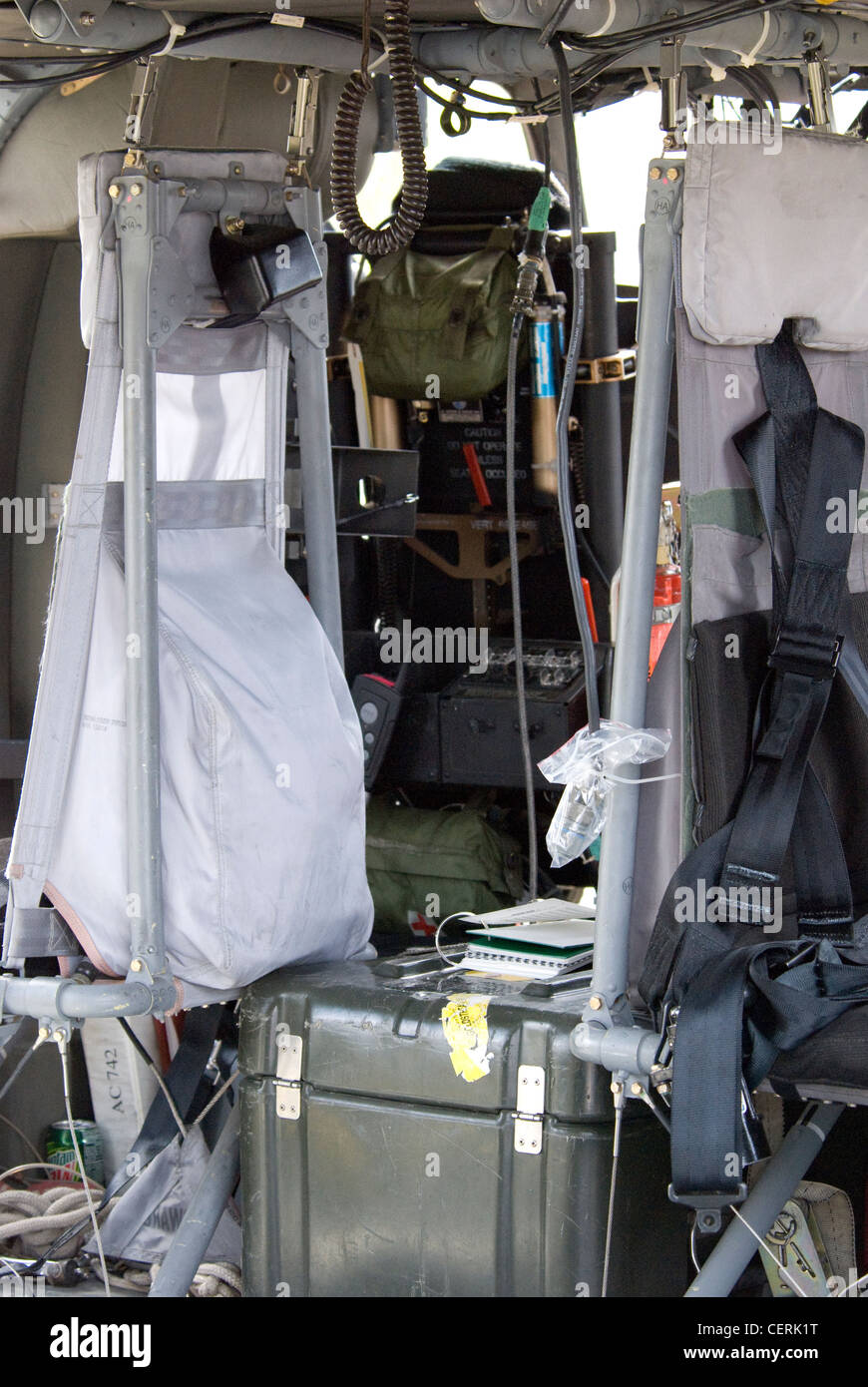 Us Army Blackhawk Helicopter Interior Stock Photo 43545764