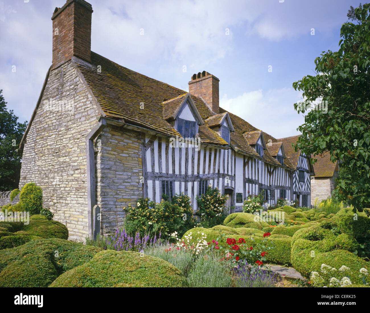 Shakespeare's mother's house known as Mary Arden's house Stock Photo