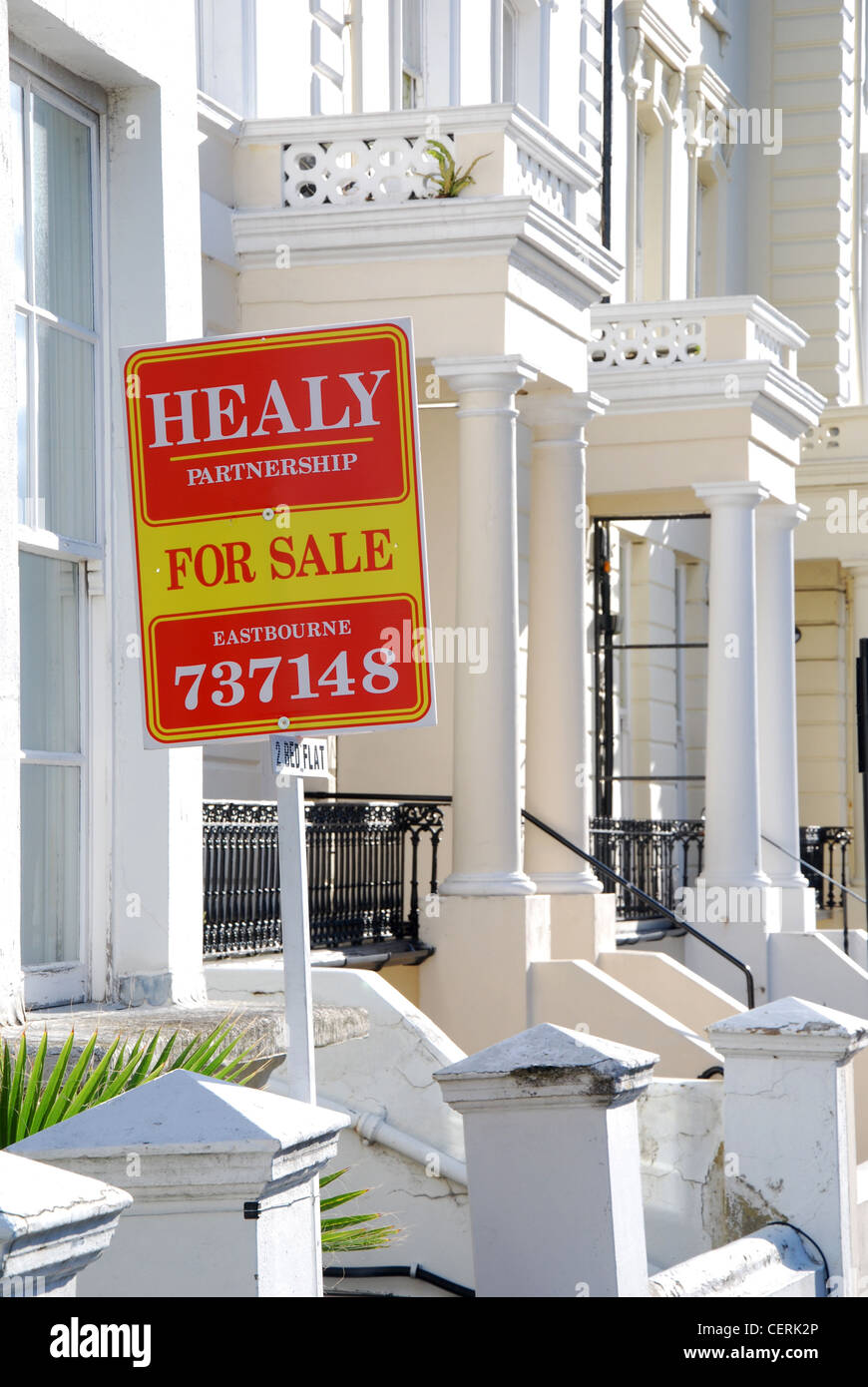 House for sale Eastbourne United Kingdom Stock Photo Alamy
