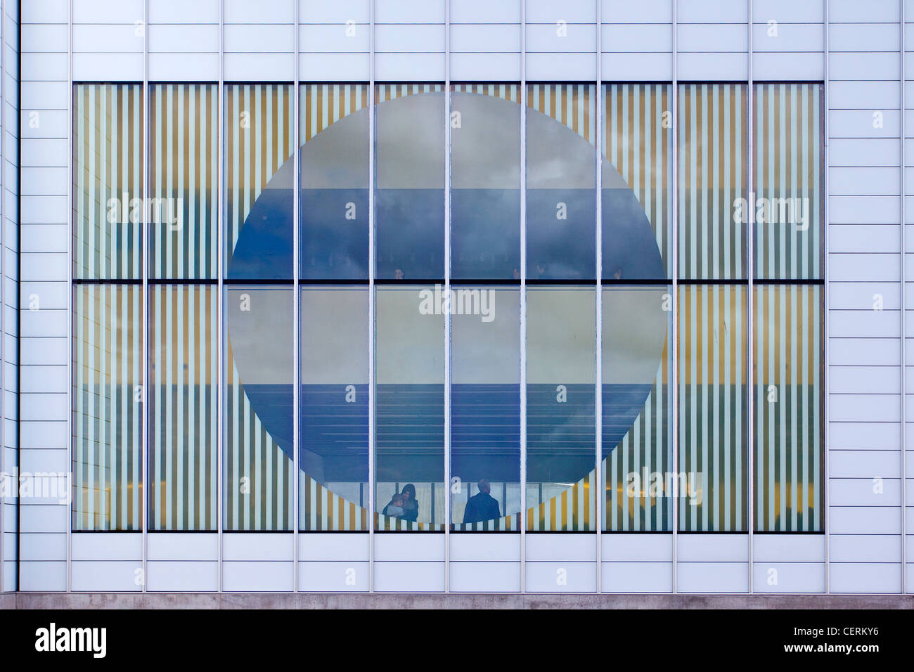 Turner Contemporary  Art Gallery Margate Kent UK Main Window which looks out to sea. Stock Photo