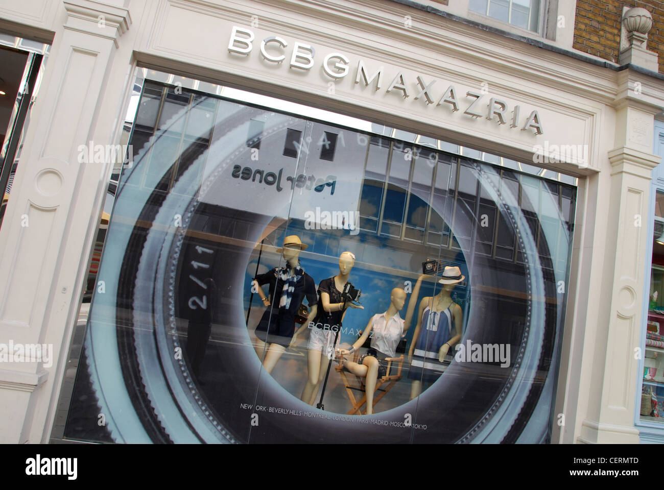 BCBGMAXAZRIA fashion shop King's Road London UK Stock Photo Alamy