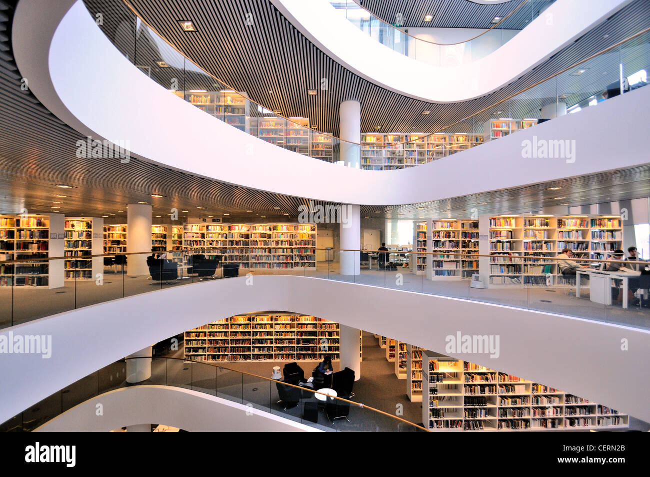The new Library, University of Aberdeen Stock Photo
