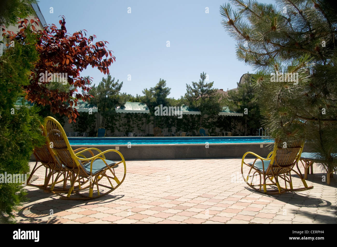Pool safety rails hi-res stock photography and images - Alamy