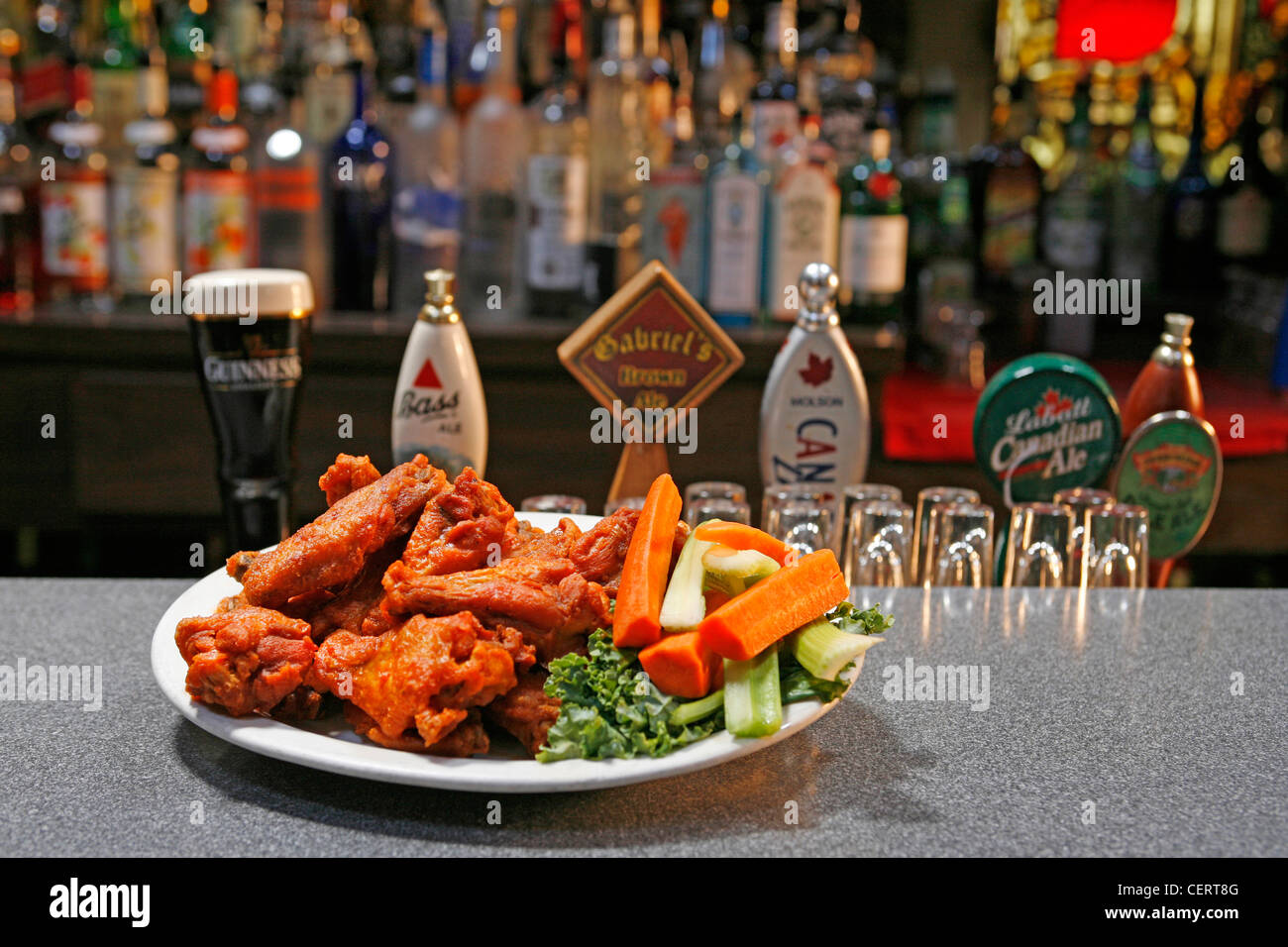 Anchor bar buffalo chicken wings in Buffalo NY Stock Photo Alamy
