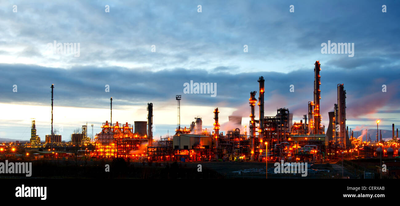 BP Refinery, Grangemouth, Scotland, UK. Stock Photo