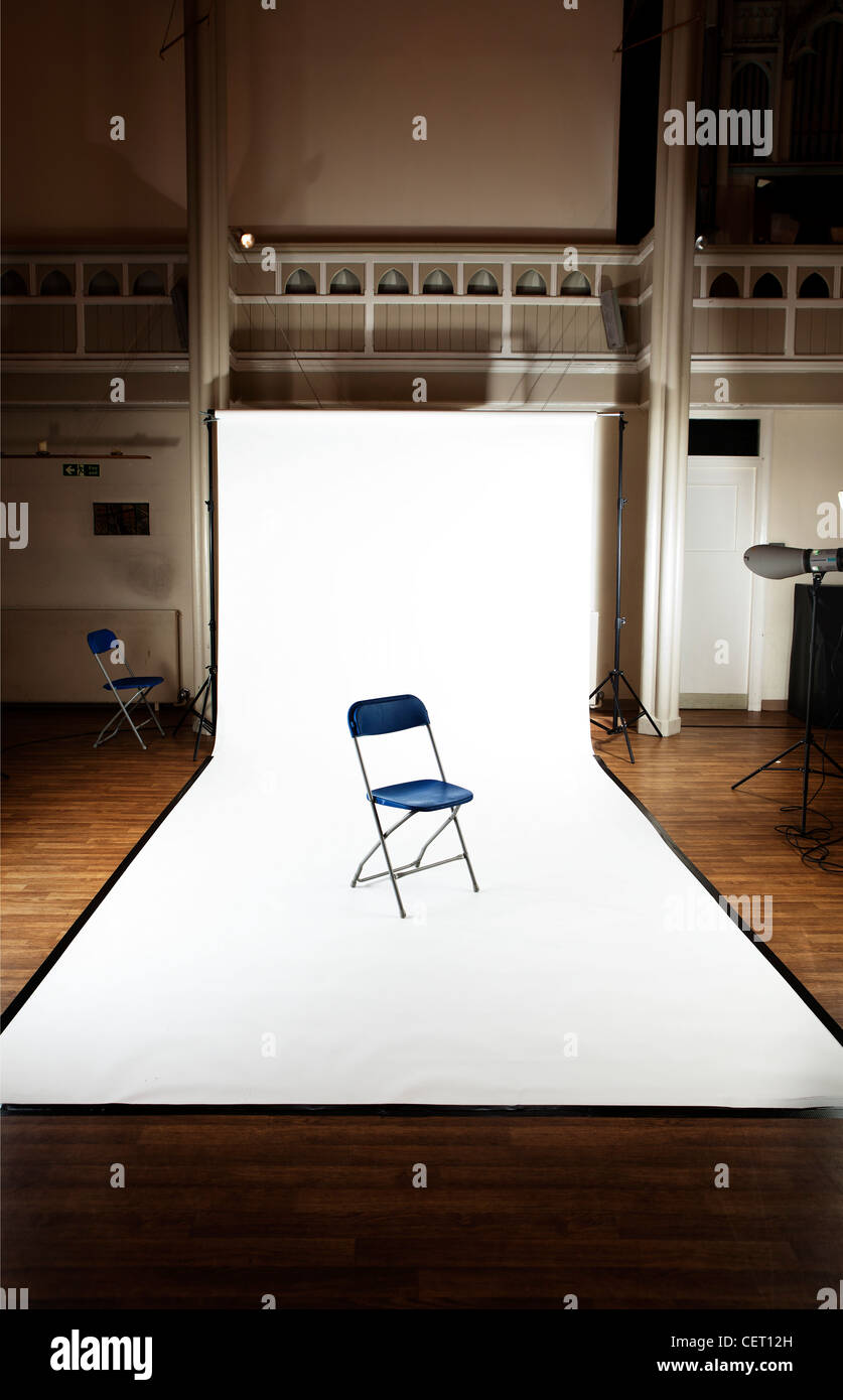 Chair in studio on white background Stock Photo