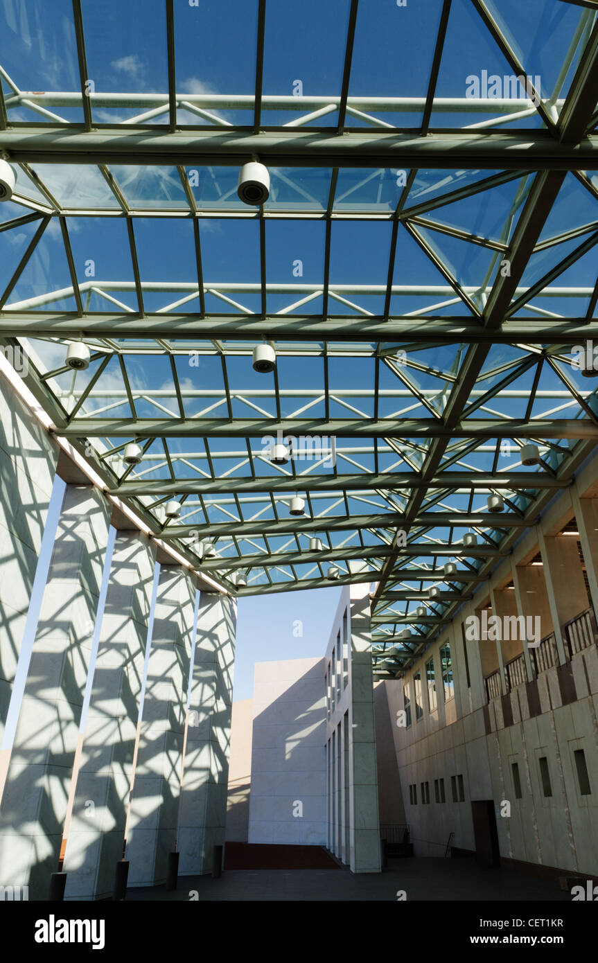 The entrance to the new Australian Parliament Building at Canberra, Australia Stock Photo Alamy