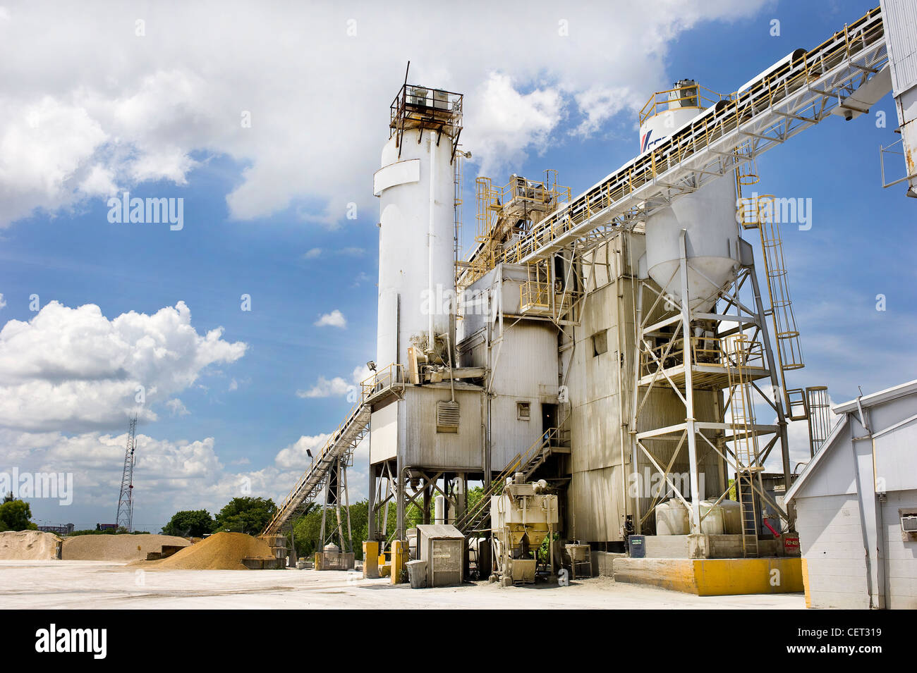 Cement Plant Stock Photo