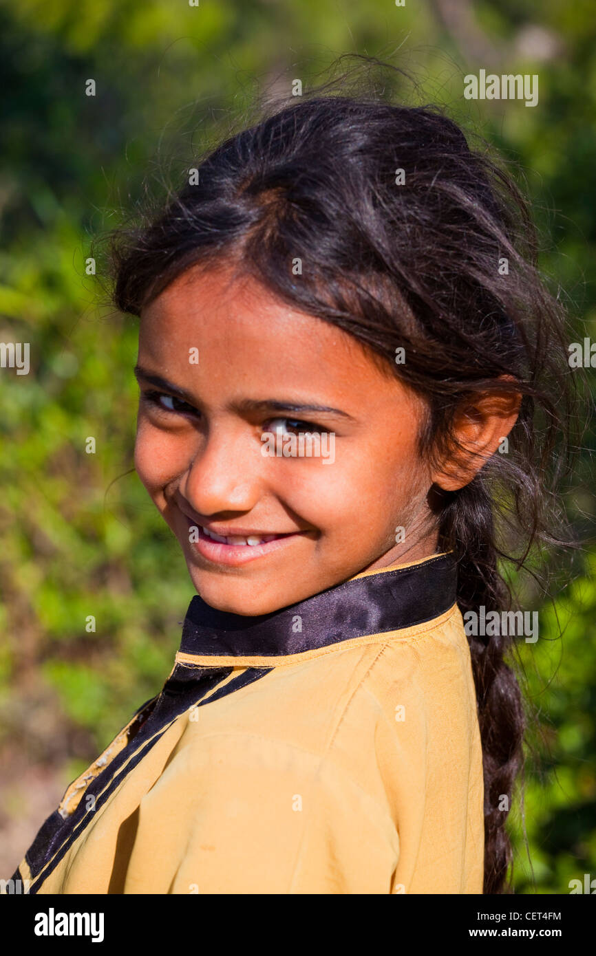 Young girl in Islamabad, Pakistan Stock Photo
