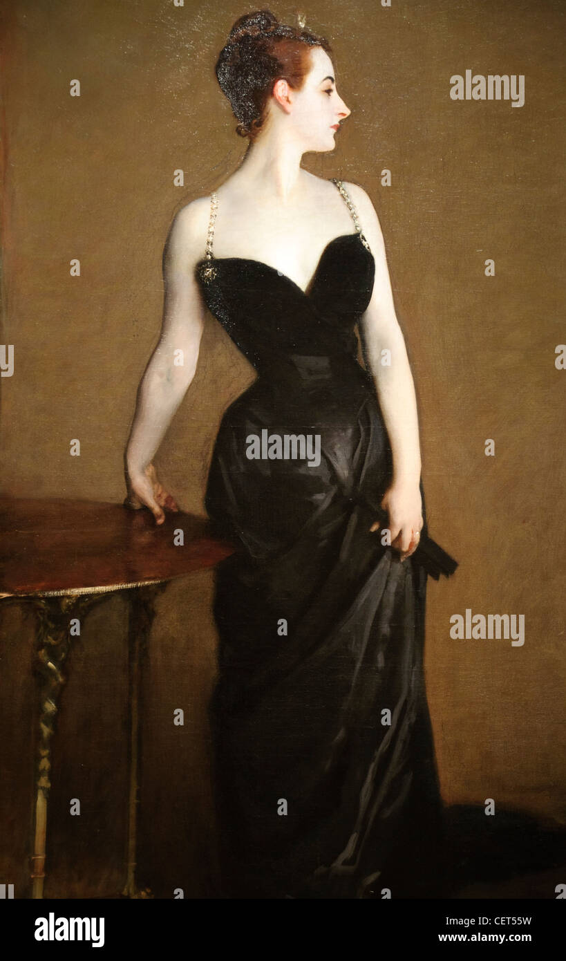 Detail Madame X, (Madame Pierre Gautreau), 188384, by John Singer Sargent, American Stock