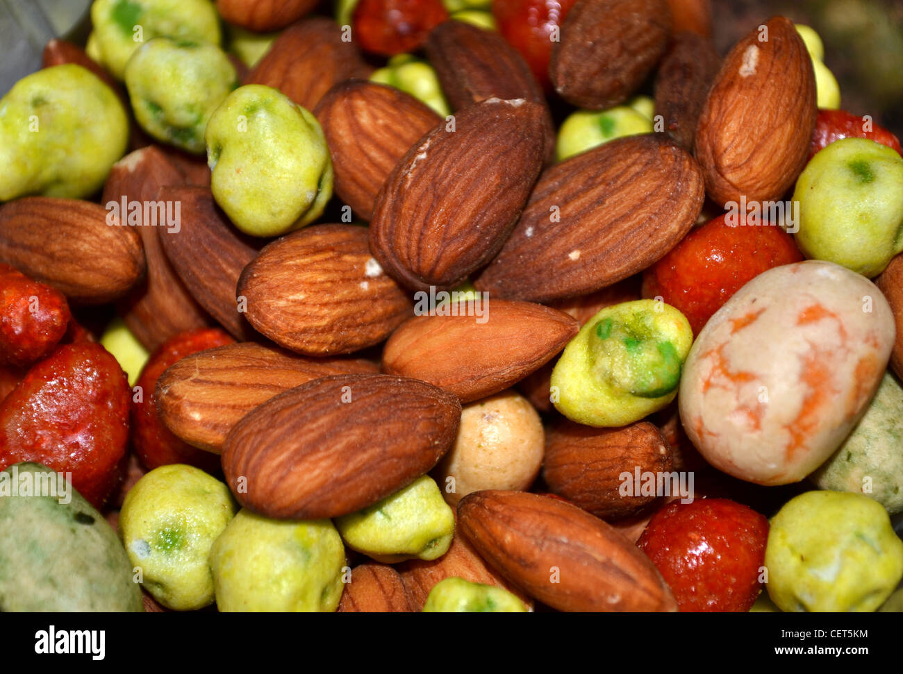 Assorted nuts and dried food Stock Photo Alamy